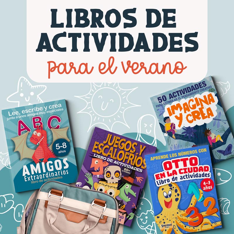 PromoVerano2022-Actividades-Libros-Numeros-Creatividad-Vacaciones-Niños-infantil